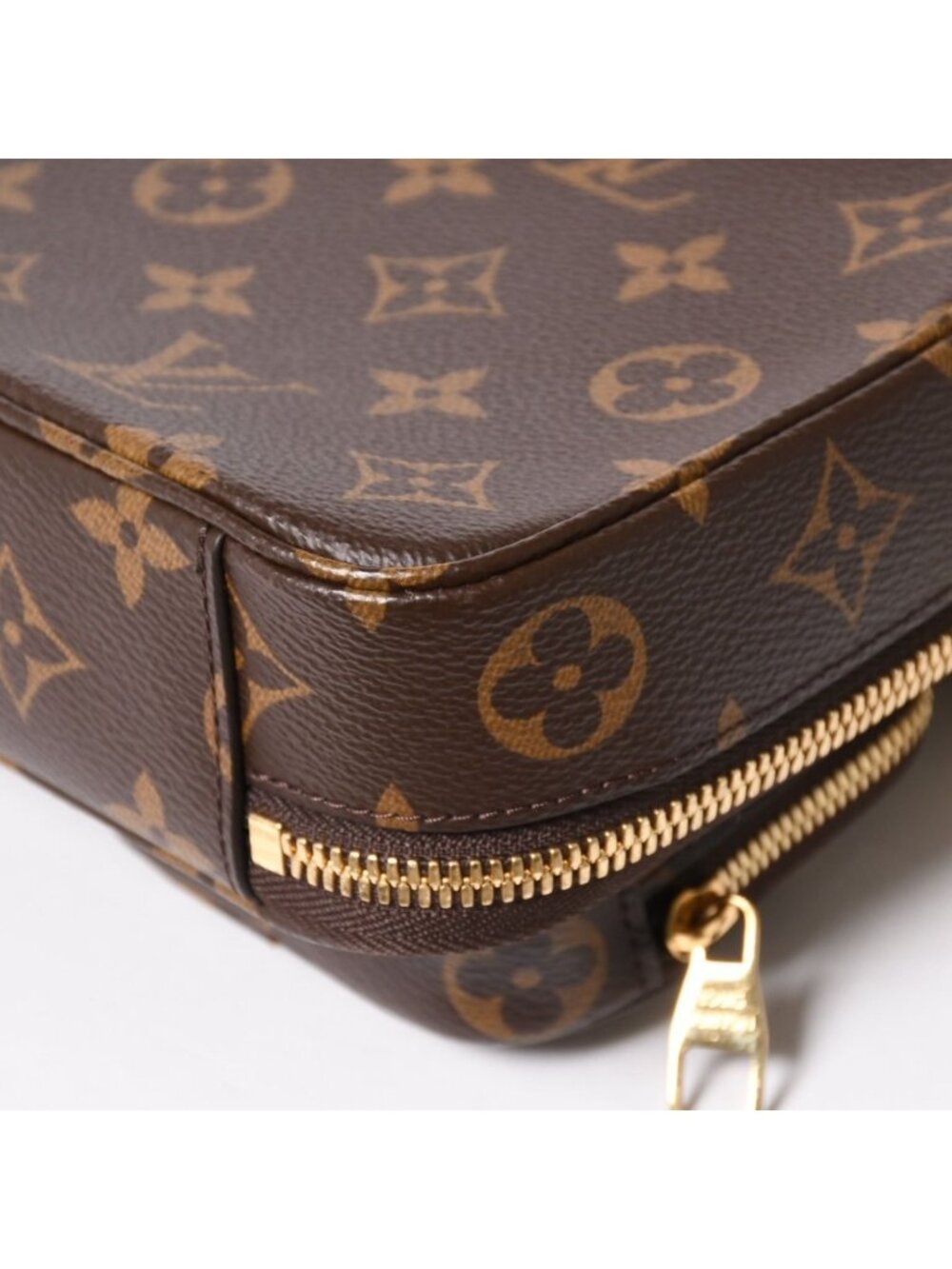Louis Vuitton Monogram Utility Crossbody Shoulder Bag Brown Gold - Picture 16 of 16
